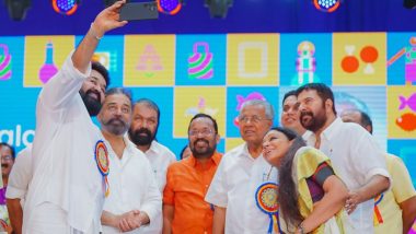 Keralayeem 2023: Kerala CM Pinarayi Vijayan InauguratesThe Fair With Kamal Haasan, Mohanlal, Mammootty, Shobhana and Others in Attendance (See Pic)
