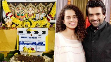 Kangana Ranaut and R Madhavan Reunite for A L Vijay’s Untitled Thriller, Filming Begins in Chennai (View Pic)