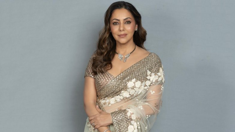 Diwali 2023 Fashion: Gauri Khan’s Sheer Sequined Saree Sets the Perfect Festive Trend for Women (See Photo)