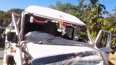 Assam Road Accident: 25 Passenger Injured After Head-On Collision Between Two Vehicles in Morigaon District