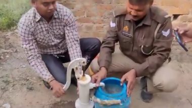 Uttar Pradesh: Not Water, but This Hand Pump in Jhansi Pumps Out Raw Liquor, Viral Video Surfaces