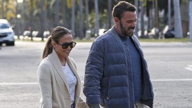 Jennifer Lopez and Ben Affleck Share Sweet Kiss During Casual Stroll in Los Angeles (View Pics)
