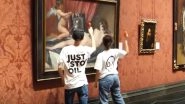 UK: &lsquo;Just Stop Oil&rsquo; Protesters Destroy Protective Glass of Rokeby Venus Painting at National Gallery in London, Video Surfaces