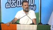 Telangana Assembly Election 2023: Rahul Gandhi Takes Dig at BJP Over OBC CM Promise, Says &lsquo;You Get 2% Votes Here, How Are You Going to Do It?&rsquo; (Watch Video)