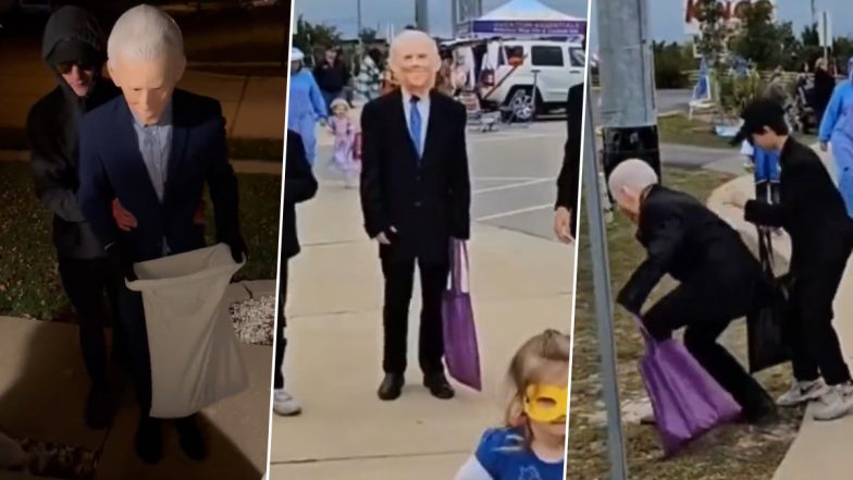 ‘Trick-or-Trip’: Kids Dress Up and Act as US President Joe Biden on Halloween 2023, Videos Go Viral