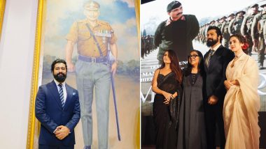 Sam Bahadur: Vicky Kaushal, Sanya Malhotra and Others Unveil Trailer of Upcoming Film 'in Presence of Army Chief General Manoj Pande' at Manekshaw Centre (View Pics)