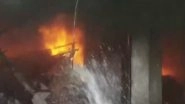 Aligarh Blast: Two Including a Child Dead After 'Explosion' in Compressor of Refrigerator Inside Warehouse (Watch Videos)
