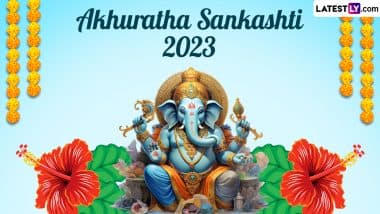 Akhuratha Sankashti Chaturthi 2023 Date, Time and Shubh Muhurat: Know Puja Vidhi and Significance of the Day Dedicated to Lord Ganesha