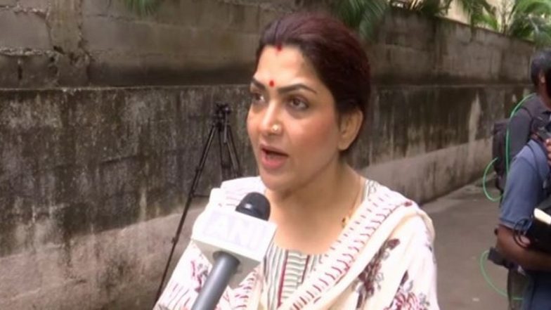 NCW Member Khushbu Sundar Vows To Take Action Against Actor Mansoor Ali Khan Over His ‘Derogatory’ Remark on Trisha Krishnan