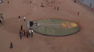 Sand Artist Sudarsan Pattnaik Creates 56ft World Cup Trophy To Wish Team India for ICC CWC 2023 Final