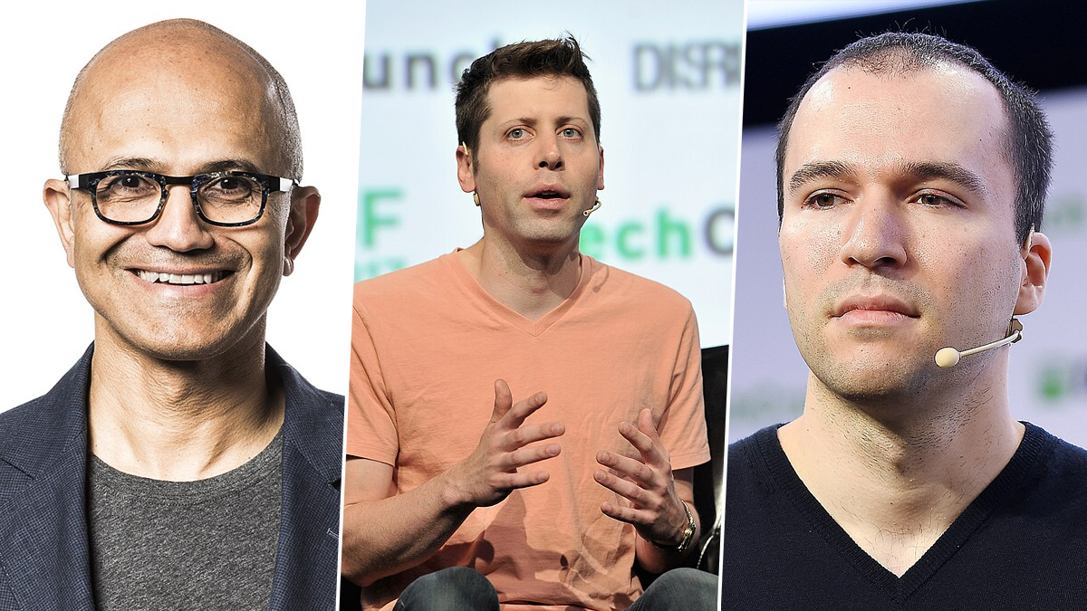 Technology News Microsoft Ceo Satya Nadella Announces To Hire Sam Altman And Greg Brockman For 8706