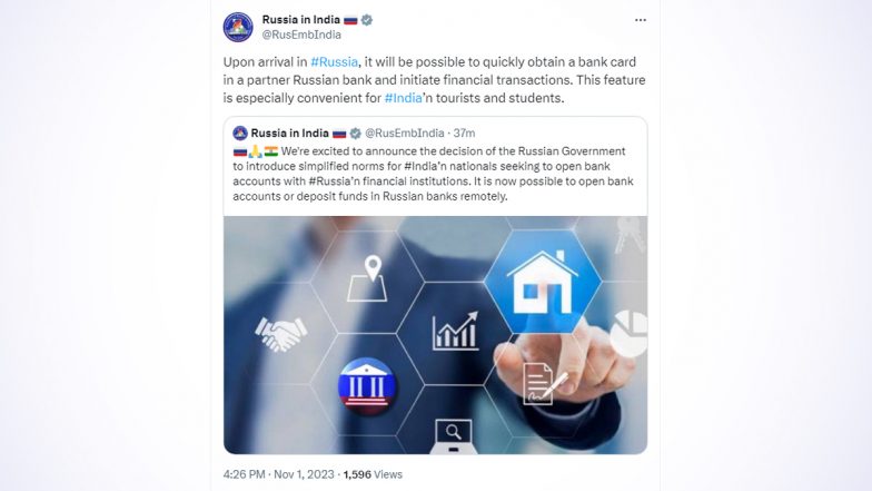 Russia Eases Banking Access for Indian Visitors and Students