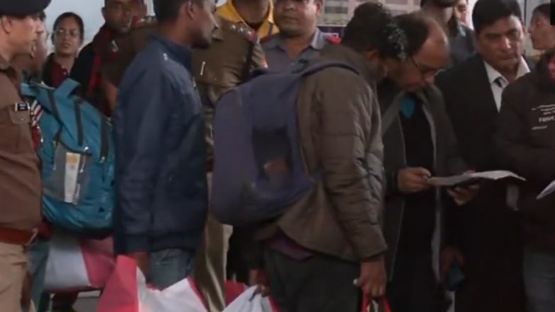 Uttarakhand: Rescued Silkyara Tunnel Workers Leave For Respective States After Being Discharged From AIIMS Rishikesh (Watch Video)