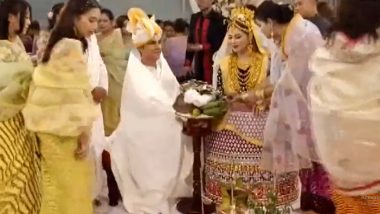 Randeep Hooda and Lin Laishram Wedding: Couple Gets Married in Traditional Meitei Ceremony in Manipur (Watch Videos)