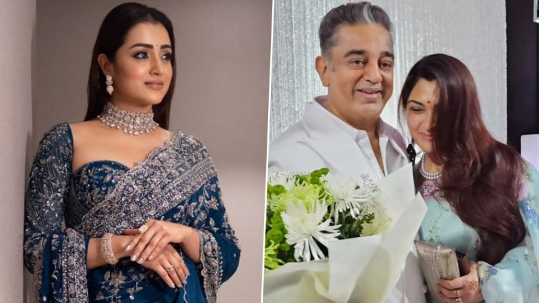 Kamal Haasan Turns 69: Trisha Krishnan and Kushboo Sundar Pen Heartwarming Posts to Wish Thug Life Star on Birthday!