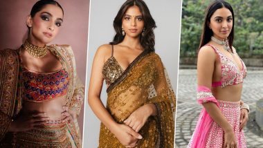 Diwali 2023 Outfit Ideas: From Sonam Kapoor, Kiara Advani to Suhana Khan, Take Ethnic Fashion Inspo From These Celebs to Shine This Festive Season (View Pics)