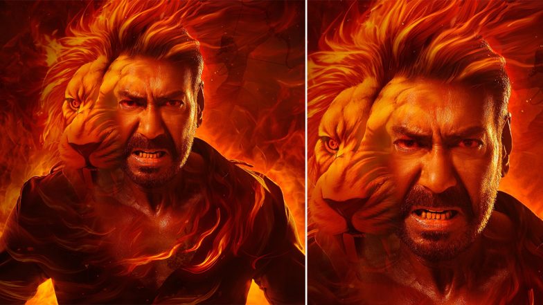Singham Again: Ajay Devgn's Fiery Avatar From Rohit Shetty's Cop Universe Unveiled (View Poster)