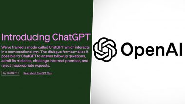 Happy Birthday, ChatGPT! OpenAI’s Generative AI Chatbot Turns One Year Old Since Its Official Release on November 30, 2022
