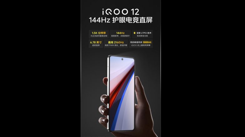 iQOO 12 5G Launched in China: Check Display, Features and Other Details Here