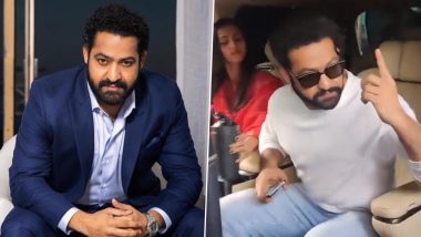 Telangana Assembly Election 2023: Jr NTR Arrives With His Family To Cast Their Votes at the Polling Station (Watch Video)