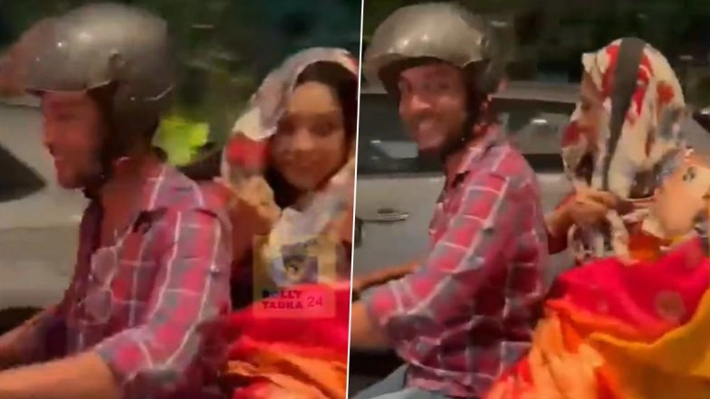 Rupali Ganguly Arrives in Style on Scooty at Awards Event, Anupamaa Star Conceals Face With Scarf (Watch Viral Video)