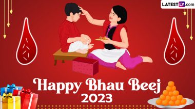 Bhai Dooj 2023 Correct Date in India – Is Bhau Beej on 14th or 15th of November? Know Exact Tithi, Tikka Ceremony Muhurat and Significance of the Auspicious Occasion