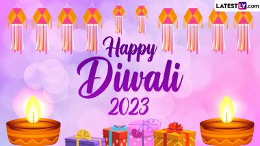 Happy Diwali 2023 Greetings and Images: WhatsApp Stickers, GIFs, HD Wallpapers, Facebook Status, Quotes and SMS for Sending Diwali Wishes in Advance