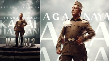 On Kamal Haasan's Birthday, Makers of Indian 2 Wish 'Ulaganayagan' With Impressive New Poster (View Pic)
