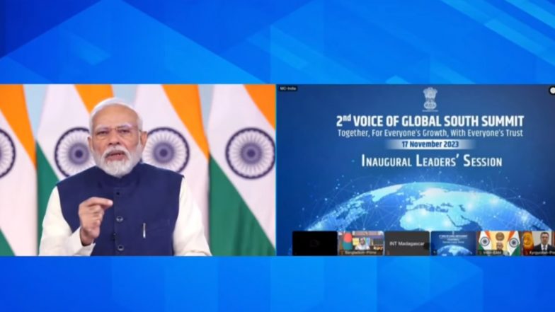 Israel-Hamas War: PM Narendra Modi 'Strongly Condemns' Civilian Deaths in Conflict, Says India Has Stressed on Dialogue and Diplomacy (Watch Video)