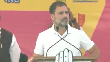 BJP Promised To Provide Jobs, Now Doesn’t Listen About Unemployment in Parliament, Says Rahul Gandhi (Watch Video)