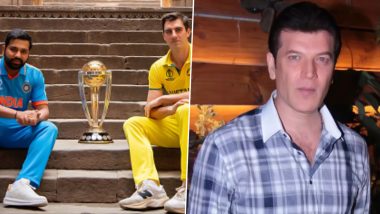 Aditya Pancholi Arrives in Ahmedabad, Backing India for IND vs AUS Cricket Final in ICC World Cup 2023 (Watch Video)