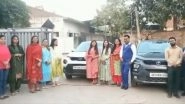 Diwali 2023: Pharmaceutical Company Owner in Haryana&rsquo;s Panchkula Gifts Cars to Employees Ahead of Festival (Watch Video)