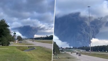 Texas Chemical Plant Blast: Authorities Issue Shelter-in-Place Order for Residents Within One-Mile Radius in Shepherd (Watch Video)