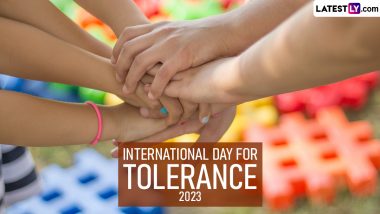 International Day for Tolerance 2023 Date & Significance: Everything You Need To Know About the Day's Mission To Address the Challenges Posed by Intolerance and Discrimination