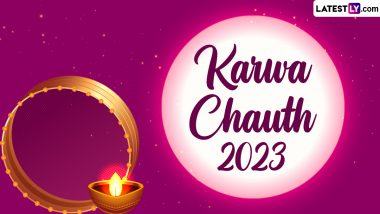 Karwa Chauth 2023: Wishing Everyone a Very Happy Karva Chauth As the Moon Is Seen Across Cities in India