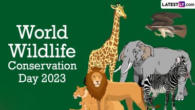 World Wildlife Conservation Day 2023 Date, Theme, History and Significance: Know About the Day That Raises Awareness About Protecting and Conserving Wildlife and Their Habitat