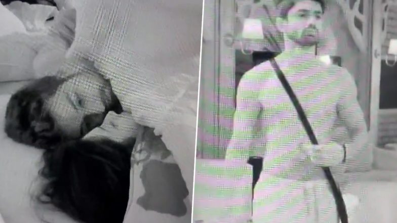 Bigg Boss 17: Isha Malviya and Samarth Jurel Get Cozy Under the Blanket; Ex-Boyfriend Abhishek Kumar Interrupts (Watch Video)