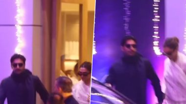 Deepika Padukone-Ranveer Singh Hold Hands As They Exit Mumbai Airport, Netizens Say ‘Just Looking Like a Wow’ (Watch Video)