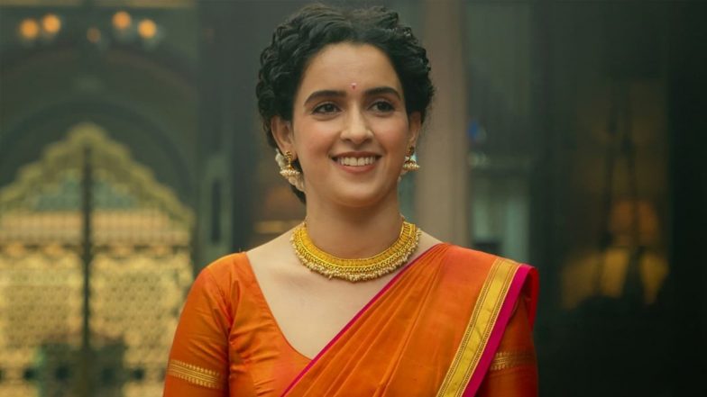 Meenakshi Sundareshwar Clocks 2 Years: Sanya Malhotra Shares BTS Glimpses of the Film To Celebrate the Occasion (View Pics)