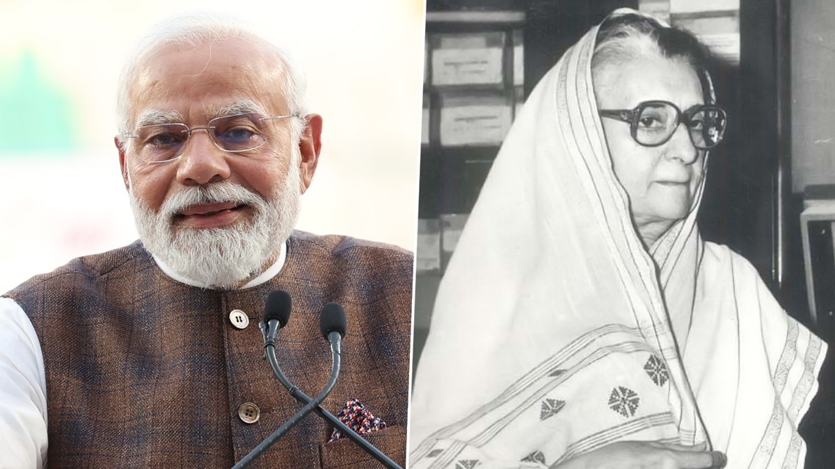 Agency News | PM Modi Pays Tribute To Indira Gandhi On Her 105th Birth ...