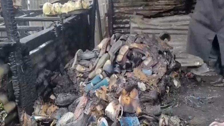 Jammu and Kashmir Fire: Six Shops Gutted in Blaze at Handwara Vegetable Market in Kupwara District, No Casualties Reported