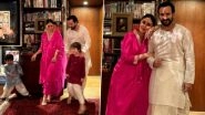 Kareena Kapoor and Saif Ali Khan Struggle to Get Perfect Diwali Pics With Sons Taimur and Jeh!