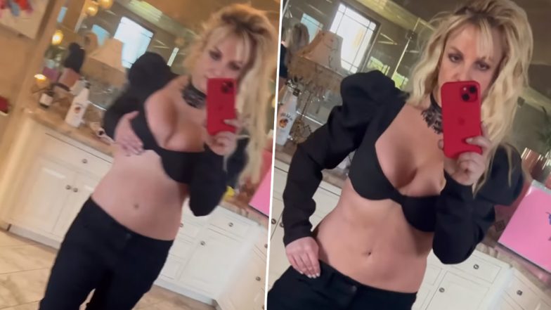 Britney Spears Flaunts Her Toned Curves As She Dances in a Bold Black Outfit, Shares a Glimpse on Her Insta! (Watch Video)