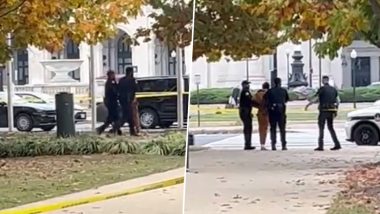 US: Capitol Police Arrests Gunman Near Senate Office Buildings at Capitol Hill in Washington DC, Video Surfaces