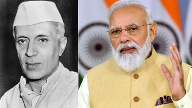 Pandit Jawaharlal Nehru Birth Anniversary 2023: PM Narendra Modi Pays Tributes to India’s First Prime Minister on His Jayanti