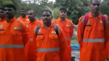 Cyclone Michaung: NDRF Team on Standby in Arakkonam Town After IMD Issues Cyclone Warning (Watch Video)