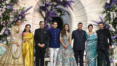 Deepika Padukone-Ranveer Singh Pose With Newly Married Couple Jay Kotak-Aditi Arya at Their Grand Wedding Reception (See Pic)