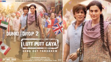 Dunki: Shah Rukh Khan Unveils Release Date for First Song 'Lutt Putt Gaya' From Upcoming Drama Film