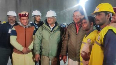 Uttarakhand Tunnel Rescue Operation Update: First Worker Successfully Evacuated From Silkyara Tunnel; Rescue Operation Underway (Watch Video)