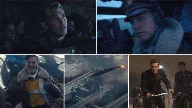 Masters of the Air Trailer: Austin Butler, Callum Turner, Anthony Boyle’s Historical Epic Unveils Gripping Glimpse of WWII Airmen’s Perilous Sacrifices (Watch Video)